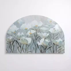 Kirklands Home Canvas Art|Blue and White Florals Arched Canvas Art Print