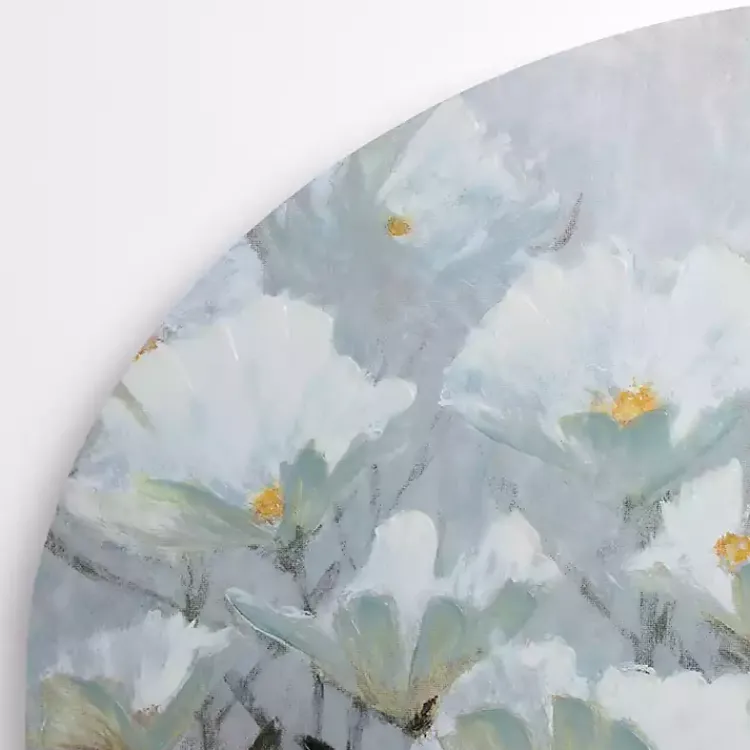 Kirklands Home Canvas Art|Blue and White Florals Arched Canvas Art Print