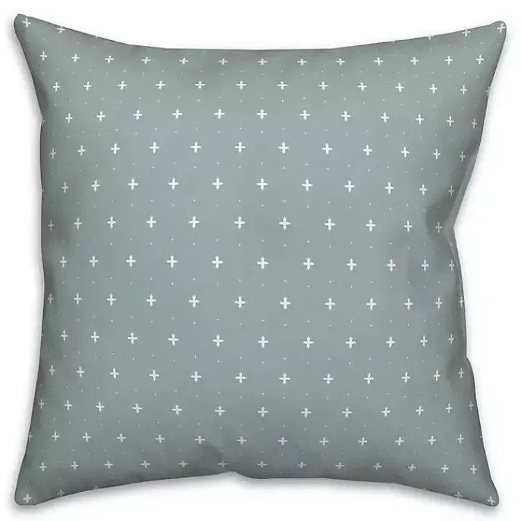Kirklands Home Outdoor Cushions & Pillows|Blue and White French Country Outdoor Throw Pillow