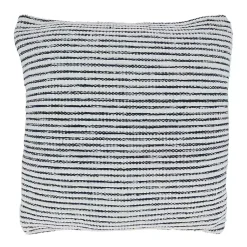New Blue and White Woven Stripes Pillow Pillows