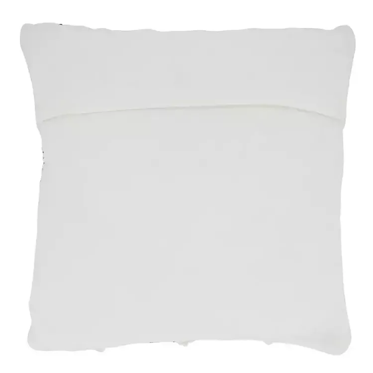 New Blue and White Woven Stripes Pillow Pillows