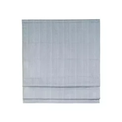 Kirklands Home Curtains & Drapes|Basketweave Cordless Roman Shade, 35 in. Blue