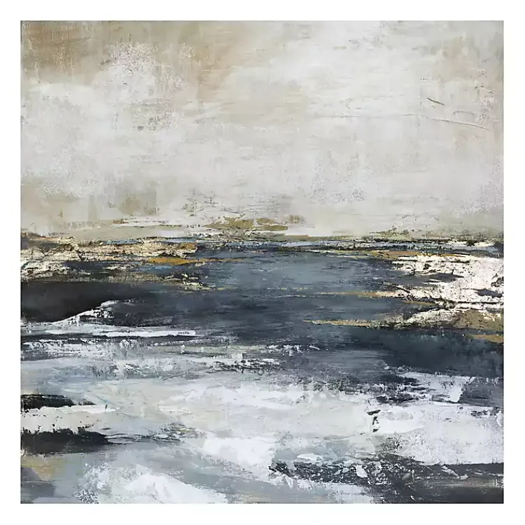 Kirklands Home Canvas Art|Blue Bay Giclee Canvas Art Print, 30x30 in.