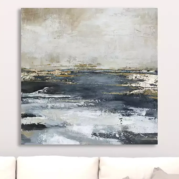 Kirklands Home Canvas Art|Blue Bay Giclee Canvas Art Print, 30x30 in.