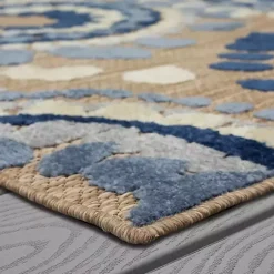 Kirklands Home Outdoor Rugs|Blue Bliss Bay Outdoor Area Rug, 6x9