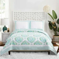 Kirklands Home Quilts|Bohemian Breeze 3-pc. King Quilt Set Blue