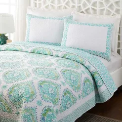 Kirklands Home Quilts|Bohemian Breeze 3-pc. King Quilt Set Blue