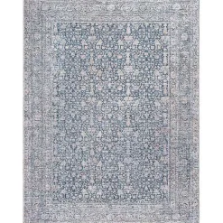 Kirklands Home Area Rugs|Boho Lorelai Washable Area Rug, 8x12 Blue