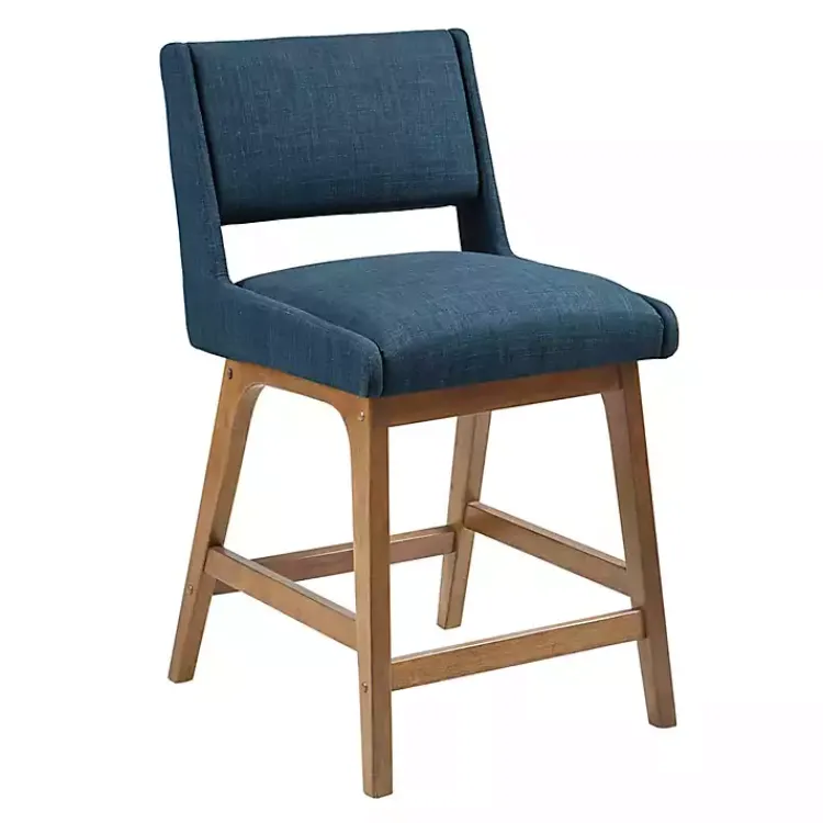 Kirklands Home Bar Stools & Counter Height Stools|Boomerang Modern Counter Stool Blue