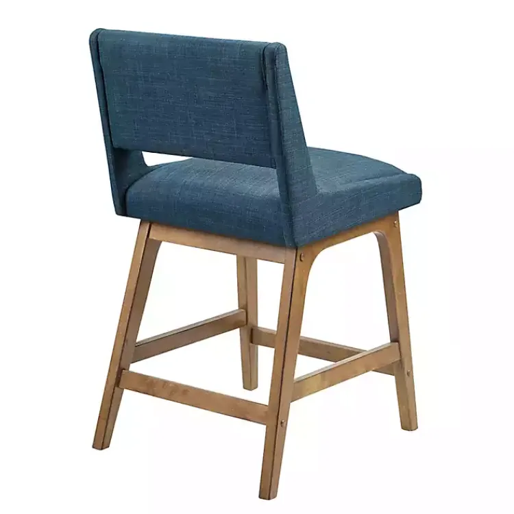 Kirklands Home Bar Stools & Counter Height Stools|Boomerang Modern Counter Stool Blue