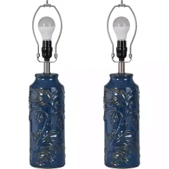 Kirklands Home Table Lamps|Blue Boical Mayfield Table Lamps, Set of 2 Tan