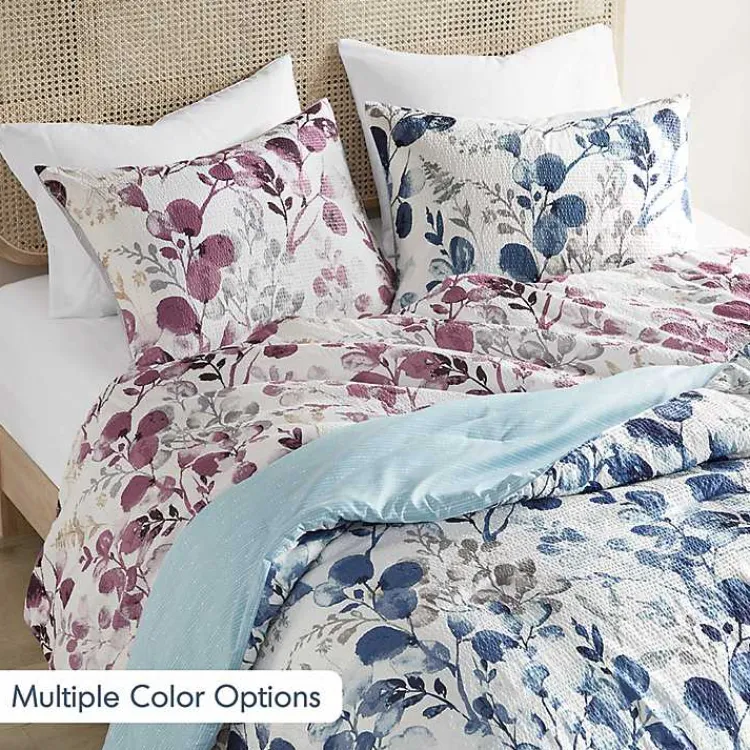 Kirklands Home Comforters|Blue Botanical 3-pc. King Comforter Set