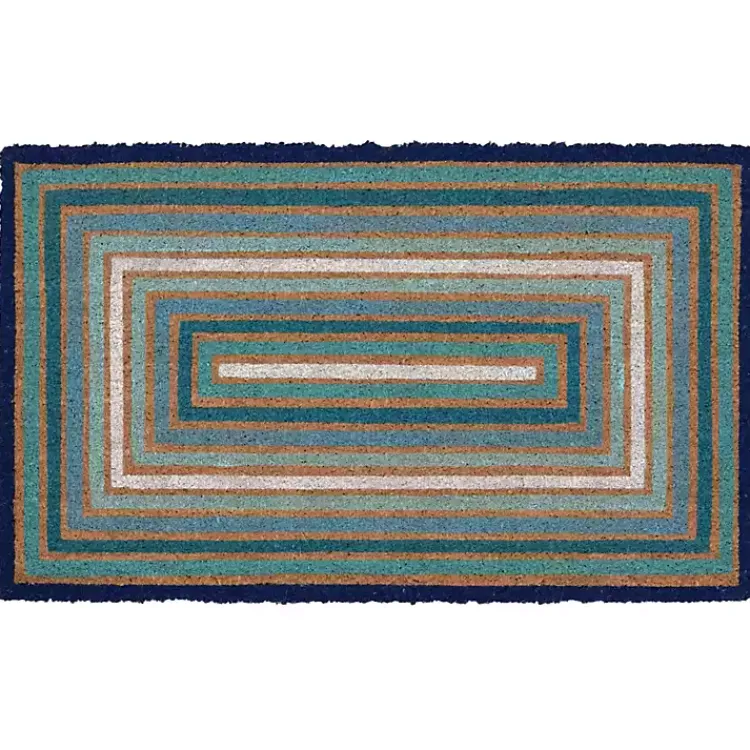 Kirklands Home Doormats|Blue Boxes Doormat