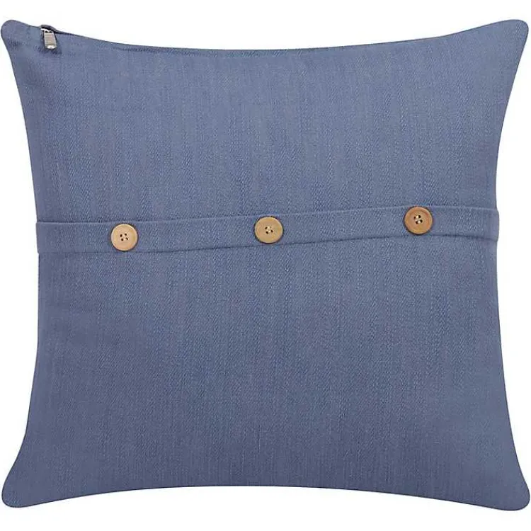 New Buttoned Throw Pillow Pillows