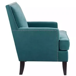 Kirklands Home Accent Chairs|Carlton Accent Chair with Nailhead Trim Blue