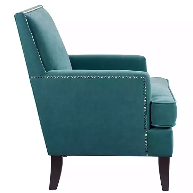 Kirklands Home Accent Chairs|Carlton Accent Chair with Nailhead Trim Blue