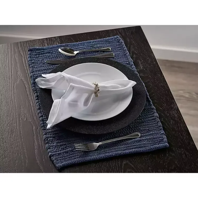 Kirklands Home Table Linens|Casual Woven Placemats, Set of 4 Blue