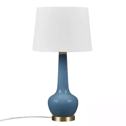 Kirklands Home Table Lamps|Ceramic Zazie Table Lamp Blue
