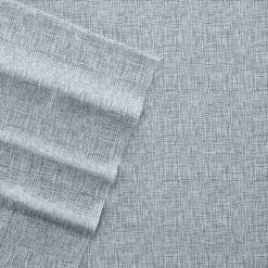 Kirklands Home Bed Sheets|Chambray 3-pc. Twin Sheet Set Blue
