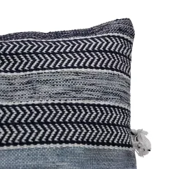 Kirklands Home Outdoor Cushions & Pillows|Chevron Woven Outdoor Pillow Blue