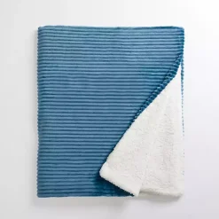 Sale Corduroy Sherpa Throw Blankets & Throws