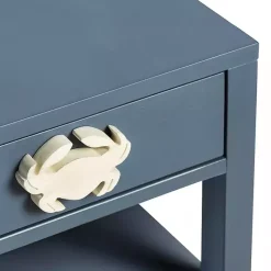 Kirklands Home Accent & End Tables|Crab Accent Table Blue