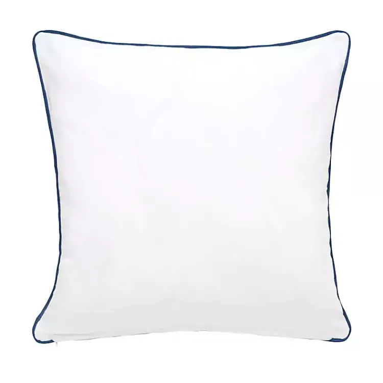 Discount Blue Crab Embellished Pillow Pillows