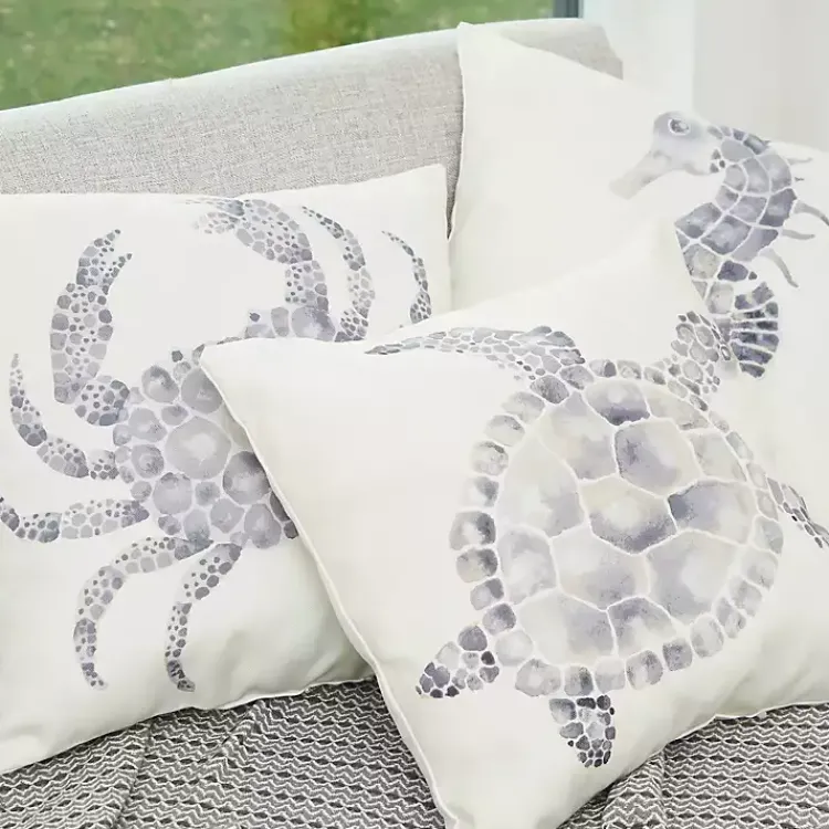 Blue Crab Outdoor Pillow Pillows