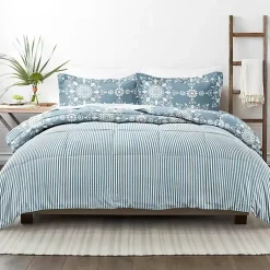 Kirklands Home Comforters|Daisy Medallion King 3-pc. Comforter Set Blue