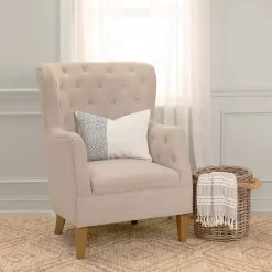 Discount Blue Dotted Colorblock Throw Pillow Pillows