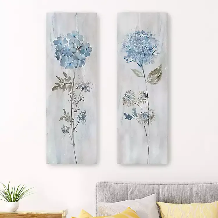 Kirklands Home Canvas Art|Blue Dreaming 2-pc. Canvas Art Prints, 10x30 in.
