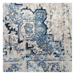 Kirklands Home Area Rugs|Edward Medallion Area Rug, 8x10 Blue