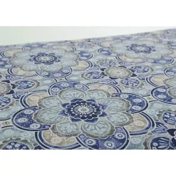 Kirklands Home Outdoor Cushions & Pillows|Emilia Outdoor Lumbar Pillows, Set of 2 Blue