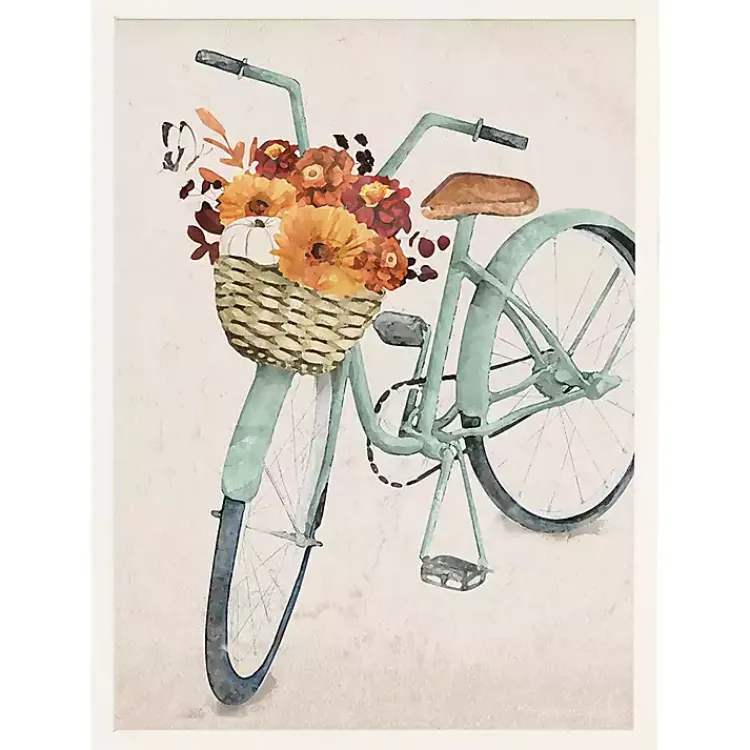 Outlet Fall Bike Framed Art Print Fall