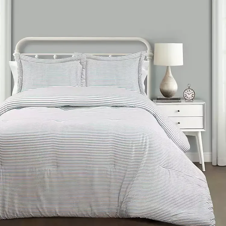 Kirklands Home Comforters|Blue Farmhouse 3-pc. Full/Queen Comforter Set