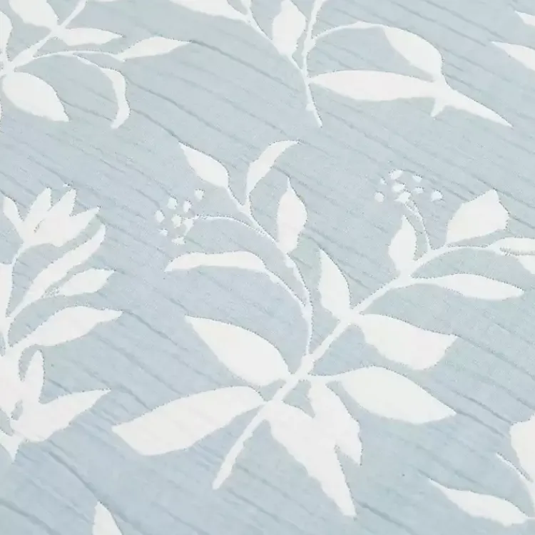 Kirklands Home Quilts|Blue Floral Reversible 3-pc. Full/Queen Quilt Set