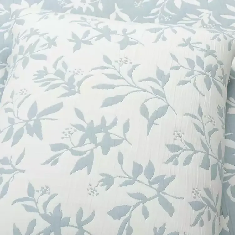 Kirklands Home Quilts|Blue Floral Reversible 3-pc. Full/Queen Quilt Set