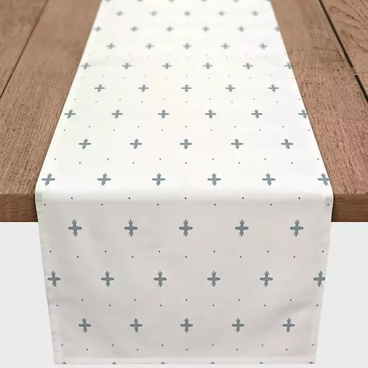 Kirklands Home Table Linens|Blue French Country Table Runner, 72 in.