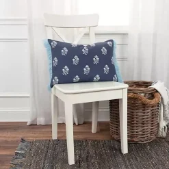 Hot French Floral Lumbar Pillow Pillows