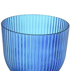 Outlet Glass Vase with Silver Pedestal Base, 16 in. Vases
