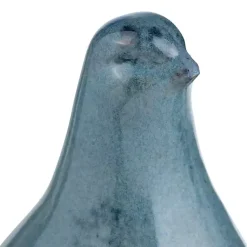 Glazed Ceramic Bird Figurines, Set of 3 Statues & Figurines