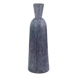 Clearance Grooved Glass Vase, 20in Vases