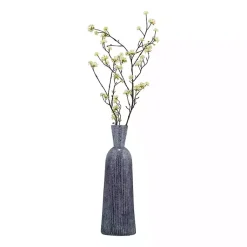 Clearance Grooved Glass Vase, 20in Vases