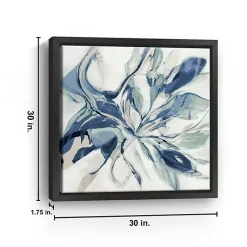 Kirklands Home Canvas Art|Blue Halcyon Framed Canvas Art Print