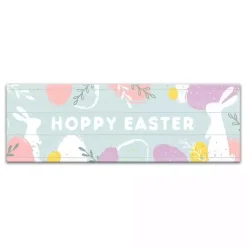 Online Hoppy Easter Canvas Wall Plaque Easter Decorations