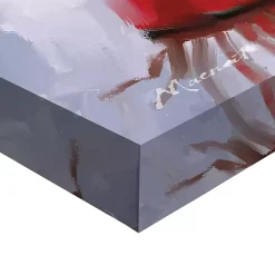 Online Blue Jolly Snowman Canvas Art Print Christmas Art & Wall Decor