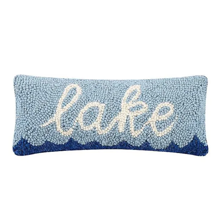 Best Lake Hooked Wool Lumbar Pillow Pillows