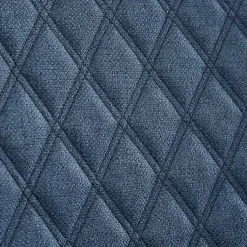 Kirklands Home Accent Chairs|Lanea Quilted Accent Chair with Silver Studs Blue