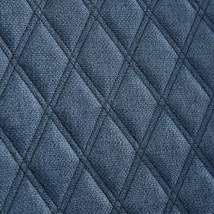 Kirklands Home Accent Chairs|Lanea Quilted Accent Chair with Silver Studs Blue
