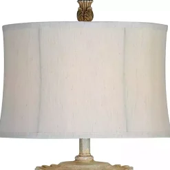 Kirklands Home Table Lamps|Blue Lilly Table Lamps, Set of 2 Ivory